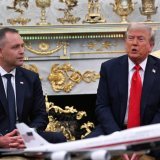 Le président polonais Karol Nawrocki a souligné que la Pologne n'était pas un "passager clandestin" dans l'Otan, en mettant en avant le niveau de dépenses militaires du pays. KEYSTONE/EPA/RADEK PIETRUSZKA